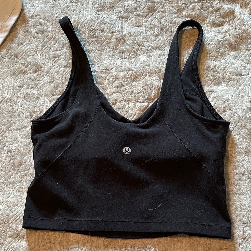 lululemon athletica align Black Sports top